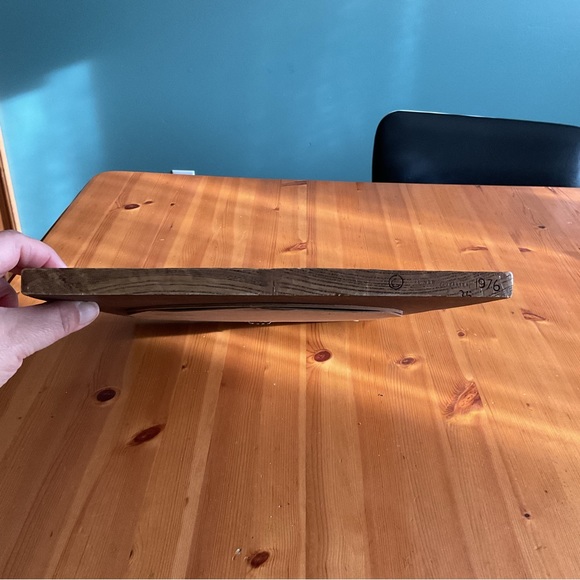 VINTAGE EINAR JOHANSEN WOOD CARVED MIRROR 1976 BUTTERFLY DAFFODIL BLUEBELLS - Picture 13 of 16